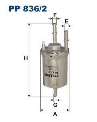 Фильтр топливный PP836/2 FILTRON