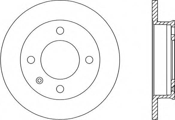 Тормозной диск BDA1157.10 OPEN PARTS