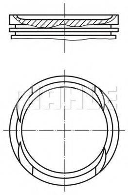 Поршень 003 06 01 MAHLE ORIGINAL