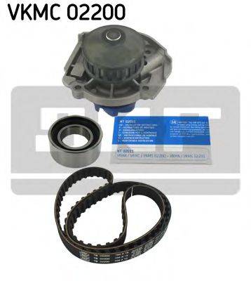 Водяной насос plus комплект зубчатого ремня VKMC 02200 SKF