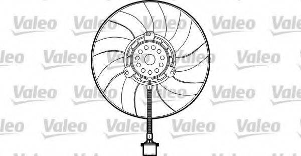 Вентилятор, охлаждение двигателя 698373 VALEO
