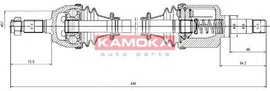 Приводной вал CT1138933 KAMOKA