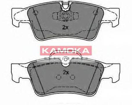Комплект тормозных колодок, дисковый тормоз JQ1013662 KAMOKA