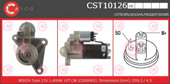 Стартер CST10126AS CASCO