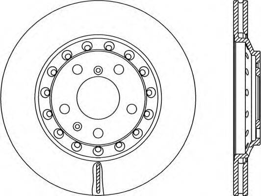 Тормозной диск BDR2349.20 OPEN PARTS