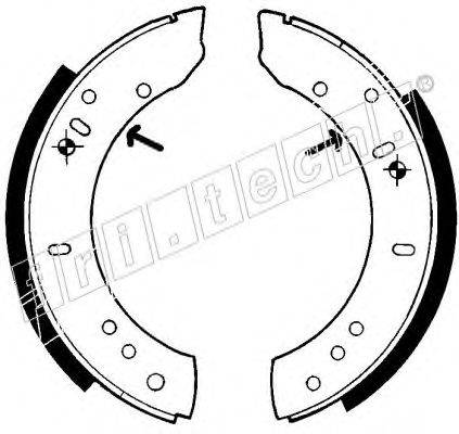 Комплект тормозных колодок 1092.302 fri.tech.