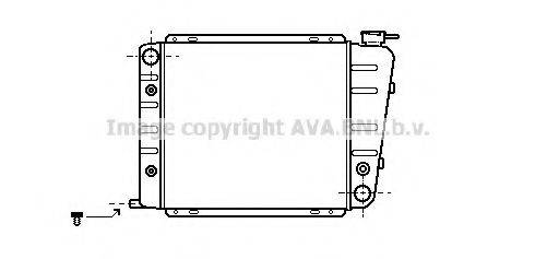 Радиатор, охлаждение двигателя PE2051 AVA QUALITY COOLING