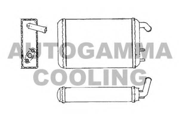 Теплообменник, отопление салона 101785 AUTOGAMMA