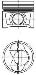 Поршень 40408600 KOLBENSCHMIDT