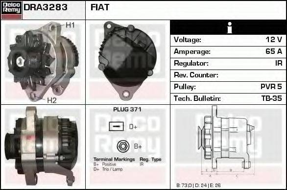 Генератор DRA3283 REMY