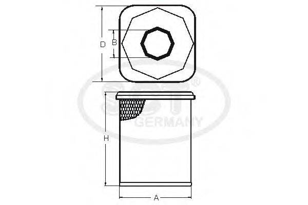 Фильтр SB 3210 SCT Germany