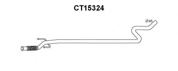 Труба выхлопного газа CT15324 VENEPORTE