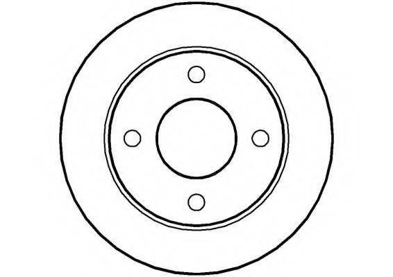 Тормозной диск NBD188 NATIONAL