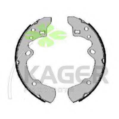 Комплект тормозных колодок 34-0022 KAGER