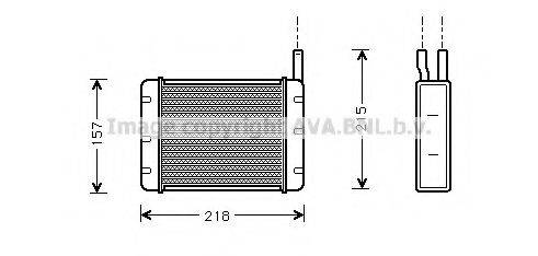 Теплообменник AU6089 AVA QUALITY COOLING
