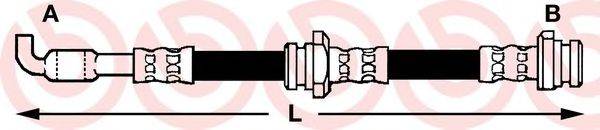 Тормозной шланг T 49 018 BREMBO