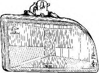 Основная фара 1837947M VAN WEZEL