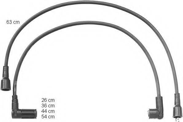 Комплект проводов зажигания ZEF1047 BERU