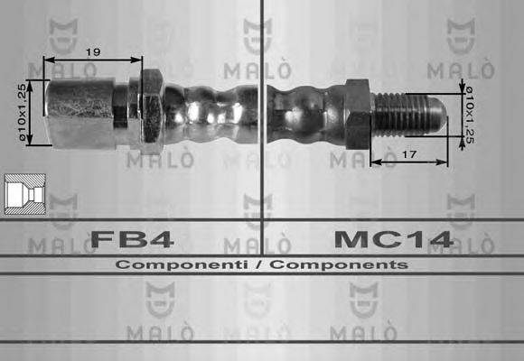 Тормозной шланг 8138 MALO