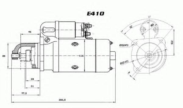 Стартер 860105Z PRESTOLITE ELECTRIC