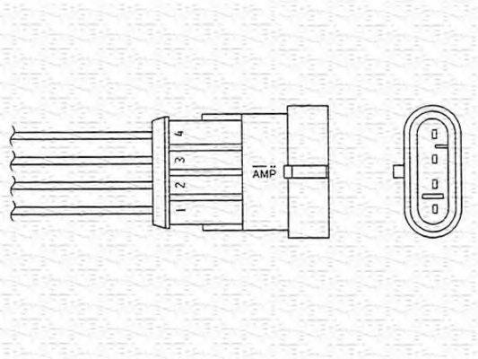 Лямбда-зонд 460000236010 MAGNETI MARELLI