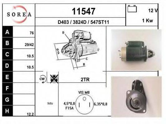 Стартер 11547 EAI