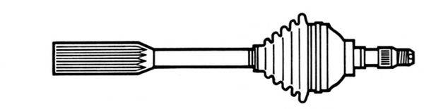 Приводной вал 5081 CEVAM