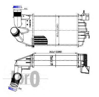 Интеркулер 157037N AKS DASIS