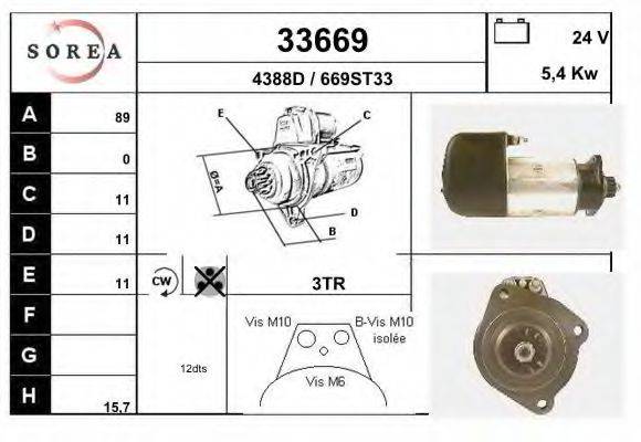 Стартер 33669 EAI