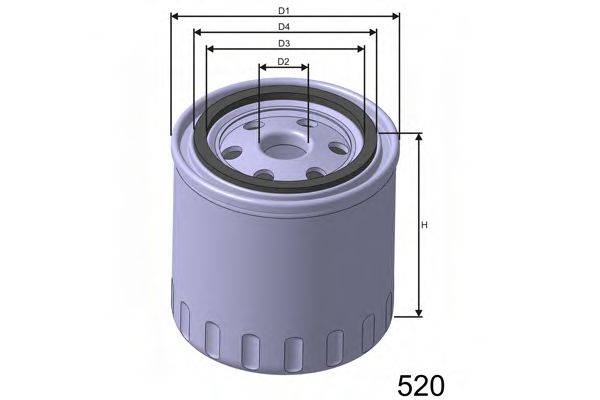 Фильтр топливный M309 MISFAT