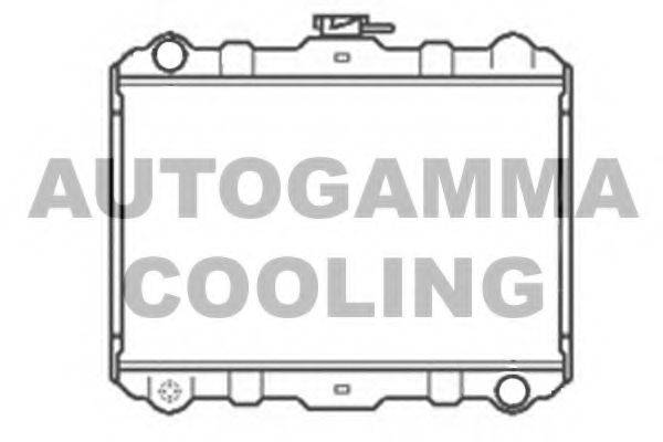 Радиатор, охлаждение двигателя 102533 AUTOGAMMA