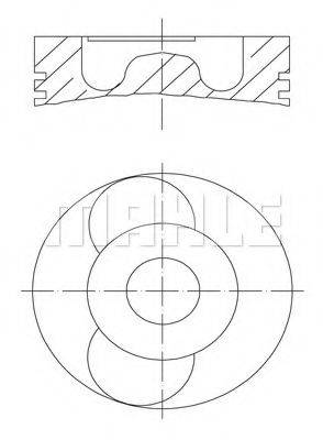 Поршень 040 22 01 MAHLE ORIGINAL