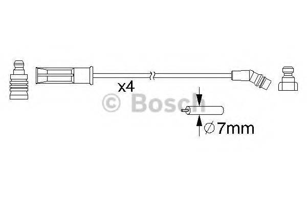 Комплект электропроводки 0 986 357 211 BOSCH