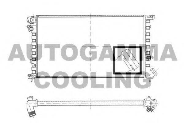 Теплообменник 100158 AUTOGAMMA