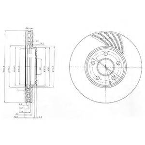 Тормозной диск BG4029 DELPHI