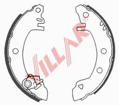 Комплект тормозных колодок 629.0531 VILLAR