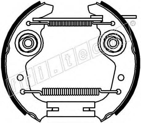 Комплект тормозных колодок 16448 fri.tech.