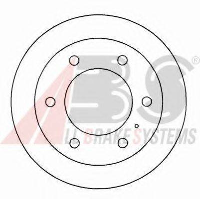 Тормозной диск BR-3704-C KAVO PARTS