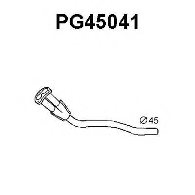 Труба выхлопного газа PG45041 VENEPORTE