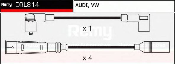 DRL814 REMY Комплект проводов зажигания DRL814 REMY
