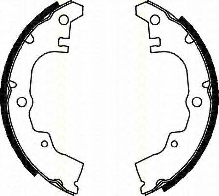 Комплект тормозных колодок 8100 41414 TRISCAN