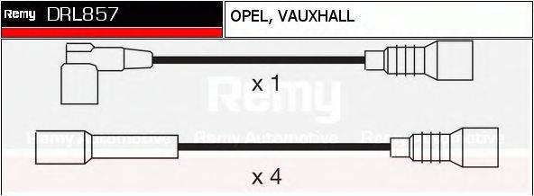 DRL857 REMY Комплект проводов зажигания DRL857 REMY
