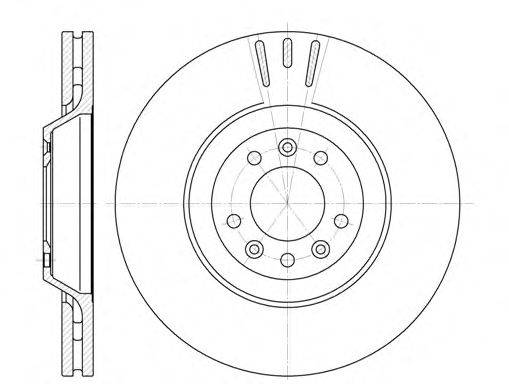 Тормозной диск 09.8670.75 BREMBO