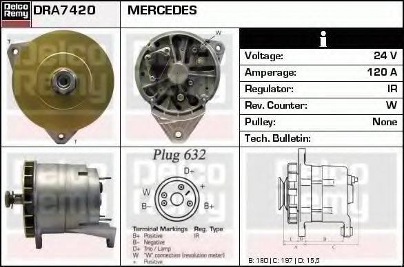 Генератор DRA7420 REMY