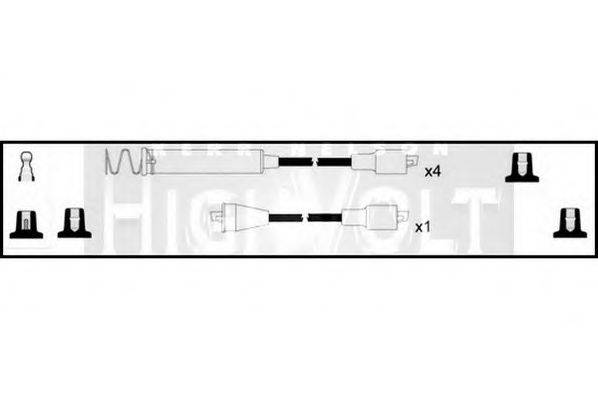 Комплект проводов зажигания OEF349 STANDARD