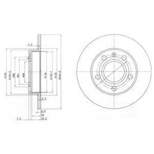 Тормозной диск BG2753C DELPHI