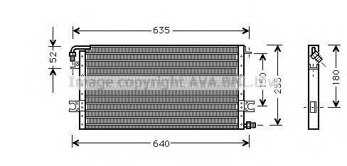 Конденсатор, кондиционер TO5270 AVA QUALITY COOLING