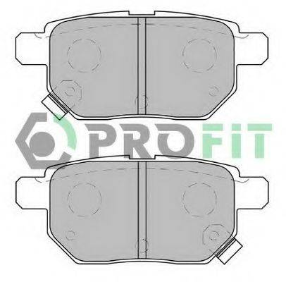 Комплект тормозных колодок, дисковый тормоз 5000-2013 PROFIT
