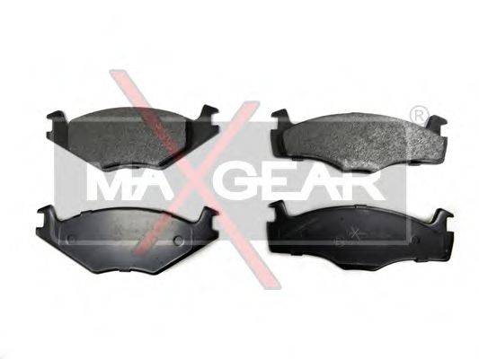 Комплект тормозных колодок, дисковый тормоз 19-0584 MAXGEAR