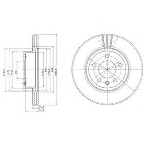 Тормозной диск 21398 LEMFORDER